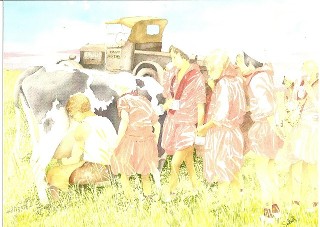 Original Watercolor - Girl's Camp
