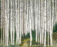 Oil Painting - Burch Path