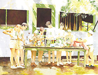Watercolor - Huckins Boys